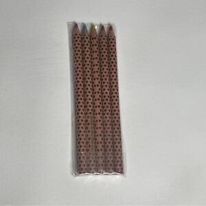 Artist Drawing Coloring Coloring Pencils Five Pack  WIth Heart Decorations